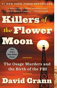 Book cover of 'Killers of the Flower Moon', ISBN 0307742482.