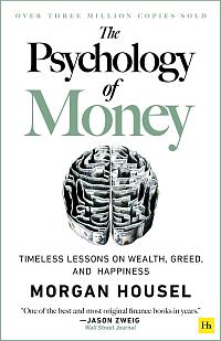 Book cover of 'The Psychology of Money', ISBN 0857199099.