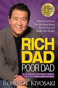 Book cover of 'Rich Dad Poor Dad', ISBN 1612680194.