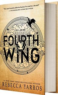 Book cover of 'Fourth Wing', ISBN 1649374046.