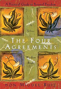 Book cover of 'The Four Agreements', ISBN 1878424505.